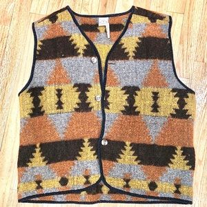 Vtg URBAN ISSUE wool blend vest UNISEX
